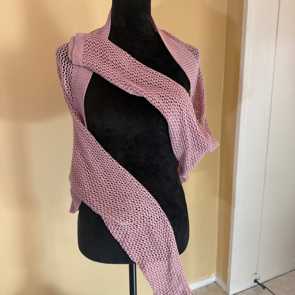 SOFT TOUCH ONE SIZE SHRUG-STYLE KNIT WRAP - Picture 1 of 4